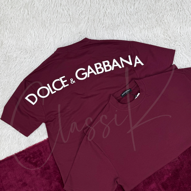 Dolce & Gabbana Men's Drop Shoulder Oversized T-Shirt Wholesale