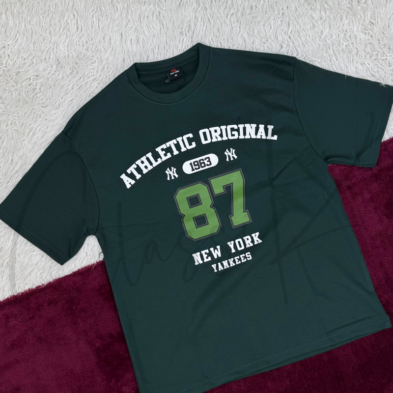 New York Men's Drop Shoulder Oversized T-Shirt Wholesale