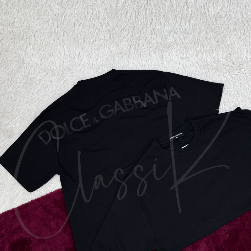 Dolce & Gabbana Men's Drop Shoulder Oversized T-Shirt Wholesale