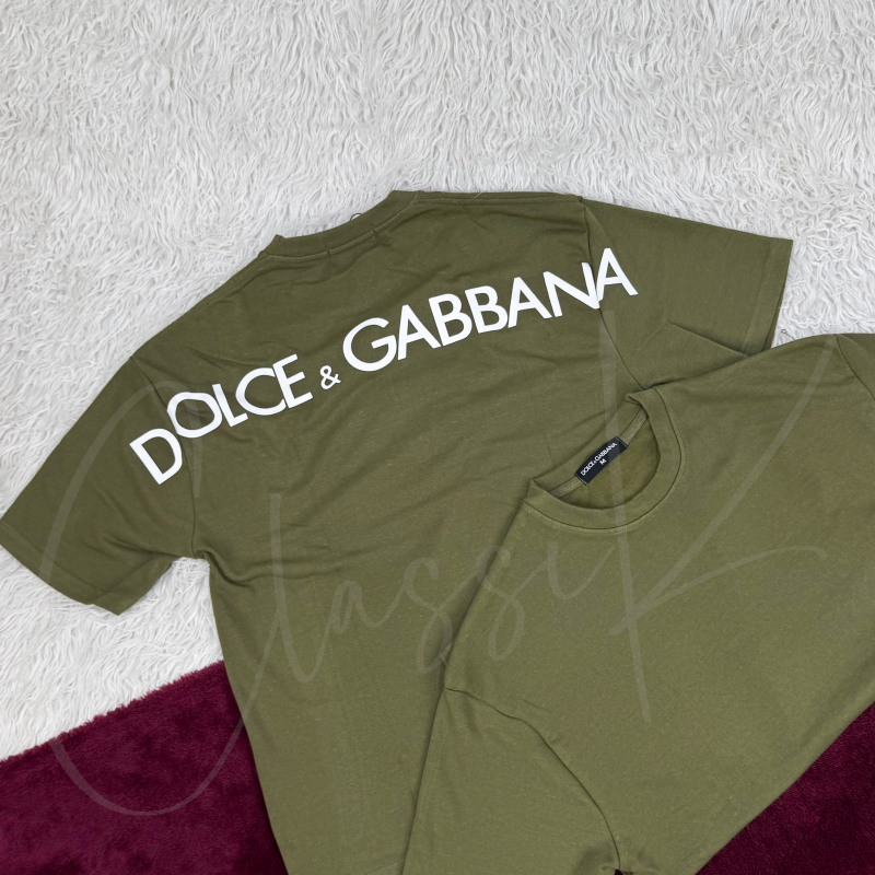 Dolce & Gabbana Men's Drop Shoulder Oversized T-Shirt Wholesale
