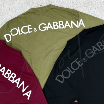 Dolce & Gabbana Men's Drop Shoulder Oversized T-Shirt Wholesale