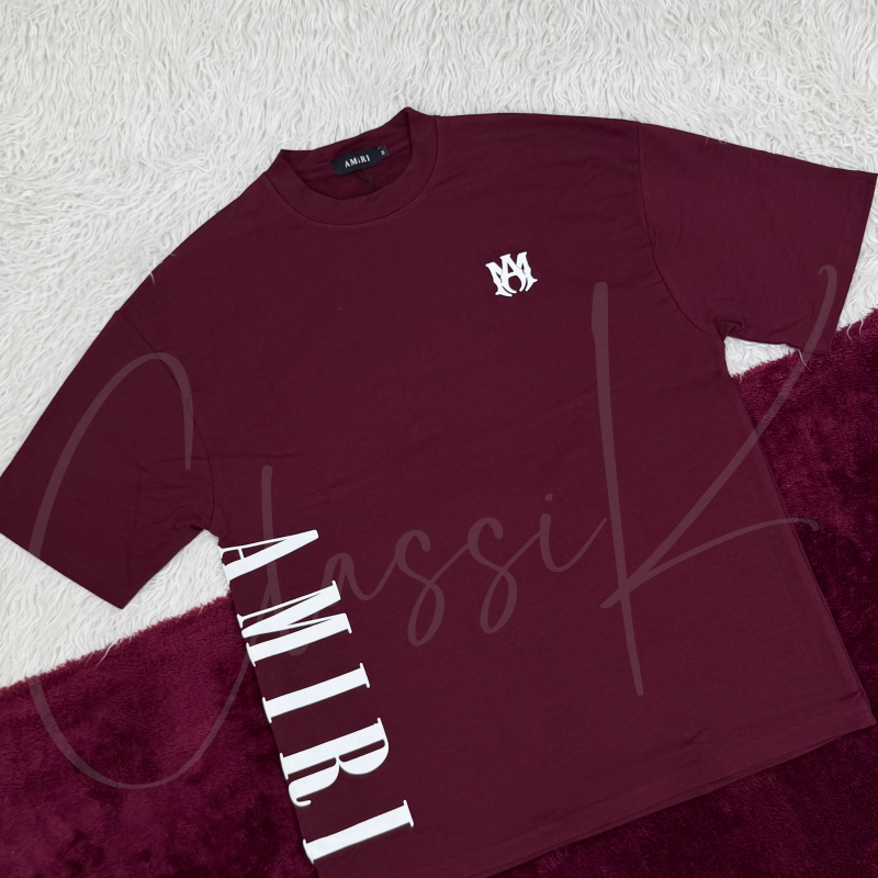 Amiri Men's Drop Shoulder Oversized T-Shirt Wholesale Amiri Men's Drop Shoulder Oversized T-Shirt Wholesale