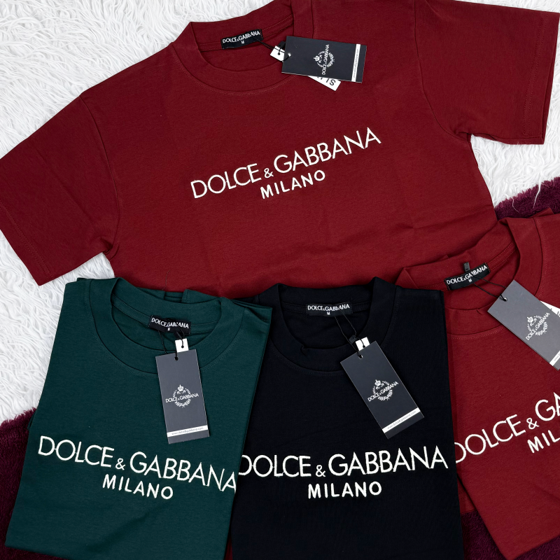 Dolce & Gabbana Men's Half Sleeve Super Combed T-Shirt Wholesale