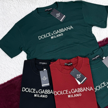 Dolce & Gabbana Men's Half Sleeve Super Combed T-Shirt Wholesale