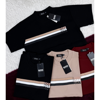 Boss Men's Half Sleeve Super Combed T-Shirt Wholesale