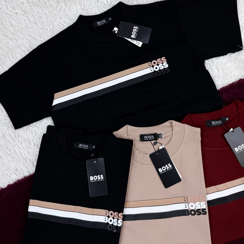 Boss Men's Half Sleeve Super Combed T-Shirt Wholesale