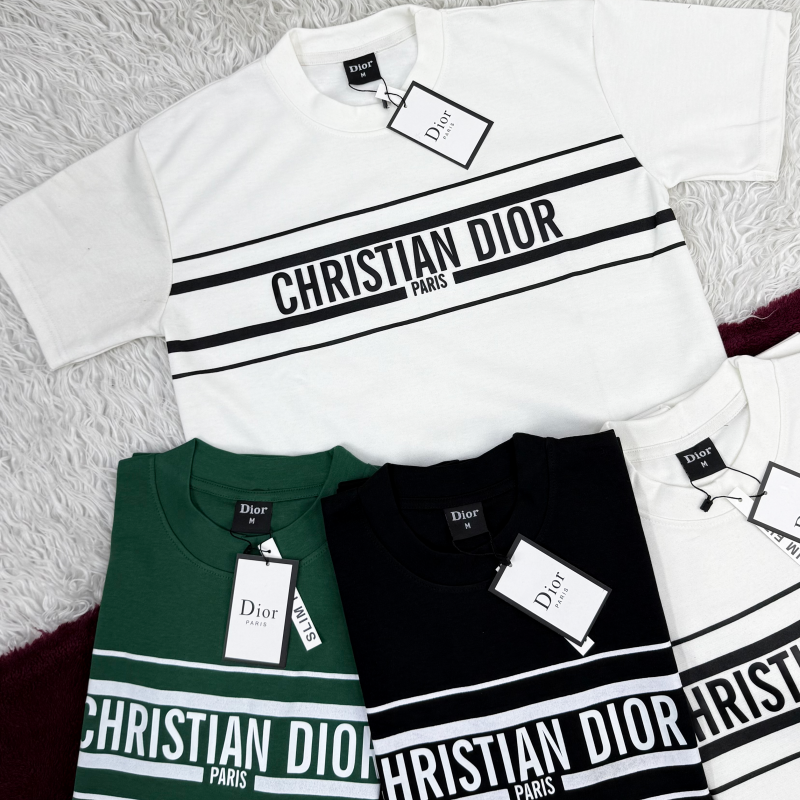Dior Men's Half Sleeve Super Combed T-Shirt Wholesale