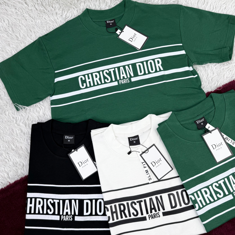 Dior Men's Half Sleeve Super Combed T-Shirt Wholesale