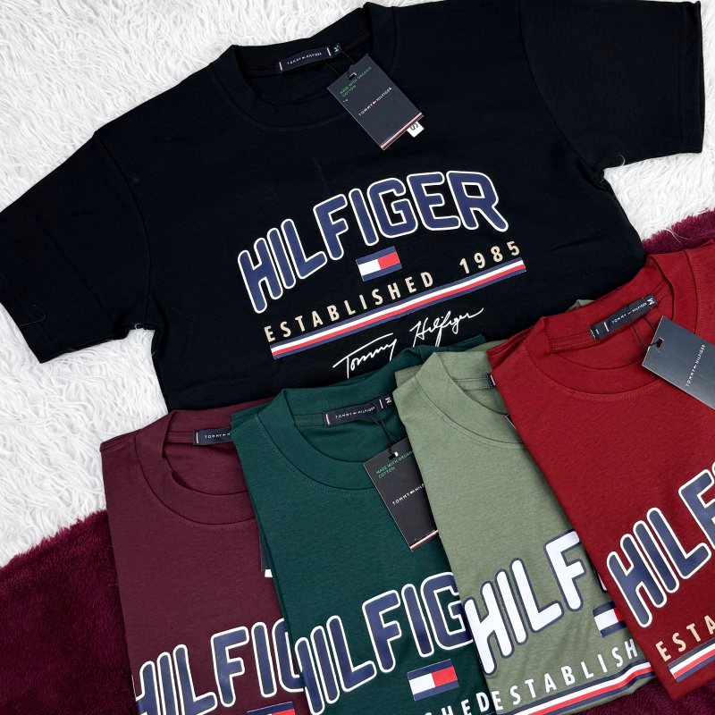 Tommy Hilfiger Men's Half Sleeve Super Combed T-Shirt Wholesale