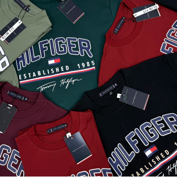 Tommy Hilfiger Men's Half Sleeve Super Combed T-Shirt Wholesale