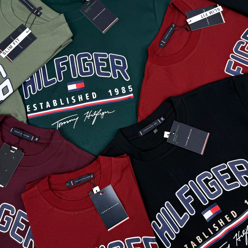 Tommy Hilfiger Men's Half Sleeve Super Combed T-Shirt Wholesale