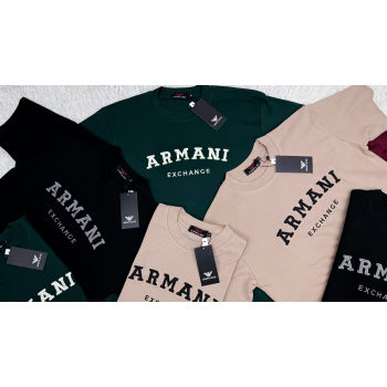 Emporio Armani Men's Half Sleeve Super Combed T-Shirt Wholesale