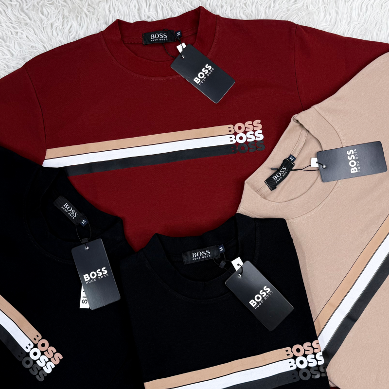 Boss Men's Half Sleeve Super Combed T-Shirt Wholesale