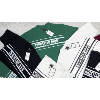 Dior Men's Half Sleeve Super Combed T-Shirt Wholesale