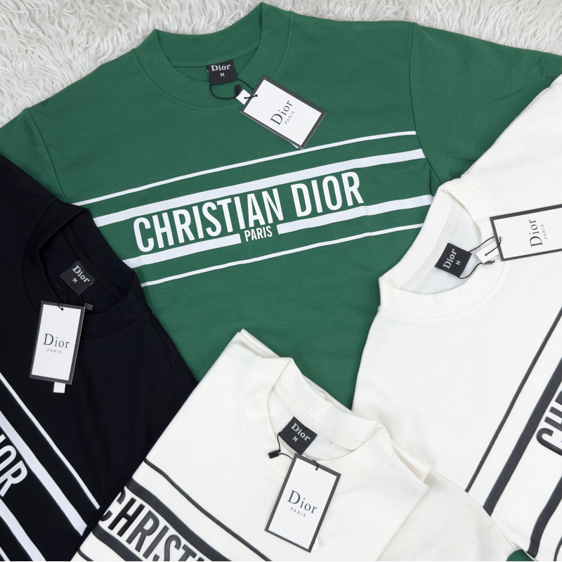 Dior Men's Half Sleeve Super Combed T-Shirt Wholesale