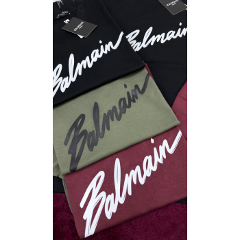 Balmain Men's Half Sleeve Super Combed T-Shirt Wholesale