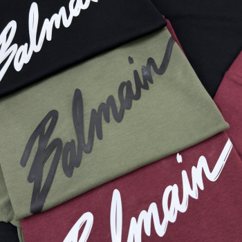 Balmain Men's Half Sleeve Super Combed T-Shirt Wholesale