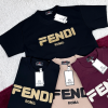 Fendi Men's Half Sleeve Super Combed T-Shirt Wholesale