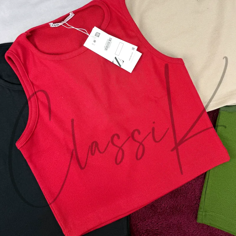 Zara Women’s Crop Tank Top Wholesale Bangladesh 2026