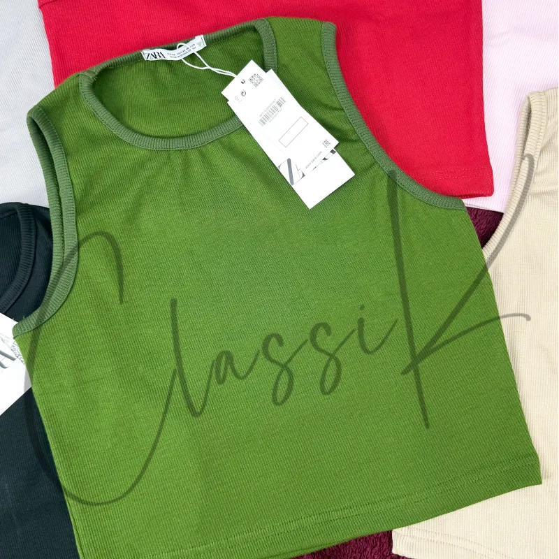 Zara Women’s Crop Tank Top Wholesale Bangladesh 2026