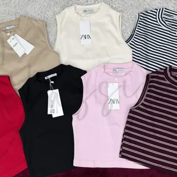 Zara Women’s Mock Neck Crop Top Wholesale Bangladesh 2026