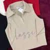 Zara Women’s Sleeveless Crop Polo Top Wholesale Bangladesh 2026