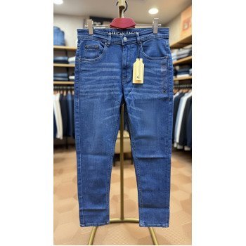 American Eagle Men's Slim Fit Denim Jeans Washed Blue Wholesale