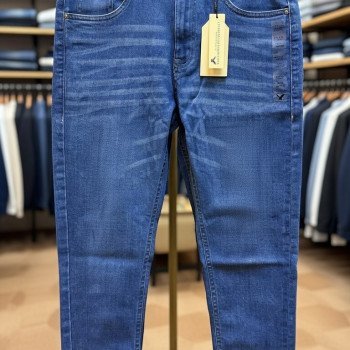 American Eagle Men's Slim Fit Denim Jeans Washed Blue Wholesale