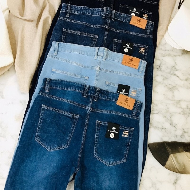 G-Star Raw Men's Tapered Fit Denim Jeans Washed  Wholesale