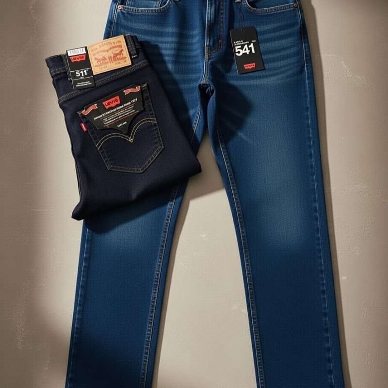 Levi's 511 Men's Straight Fit Denim Jeans Washed  Wholesale