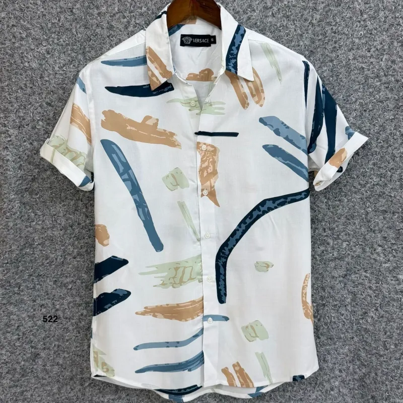 Versace Men's Premium Short Sleeve Shirt Wholesale – Everywear Bangladesh Ltd