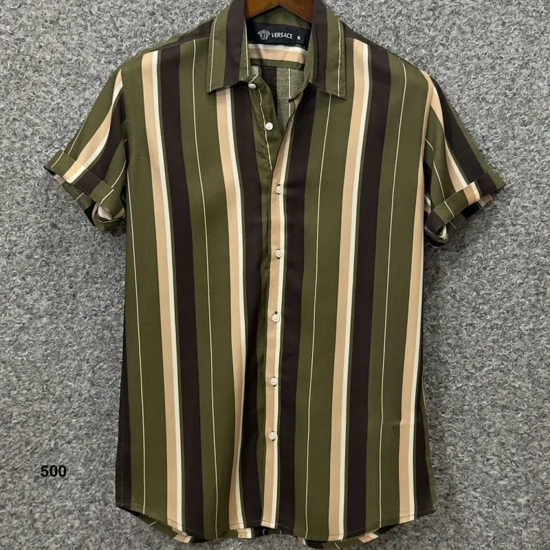 Versace Men's Premium Short Sleeve Shirt Wholesale – Everywear Bangladesh Ltd