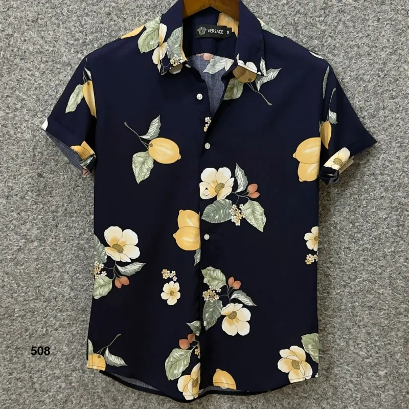 Versace Men's Premium Short Sleeve Shirt Wholesale – Everywear Bangladesh Ltd