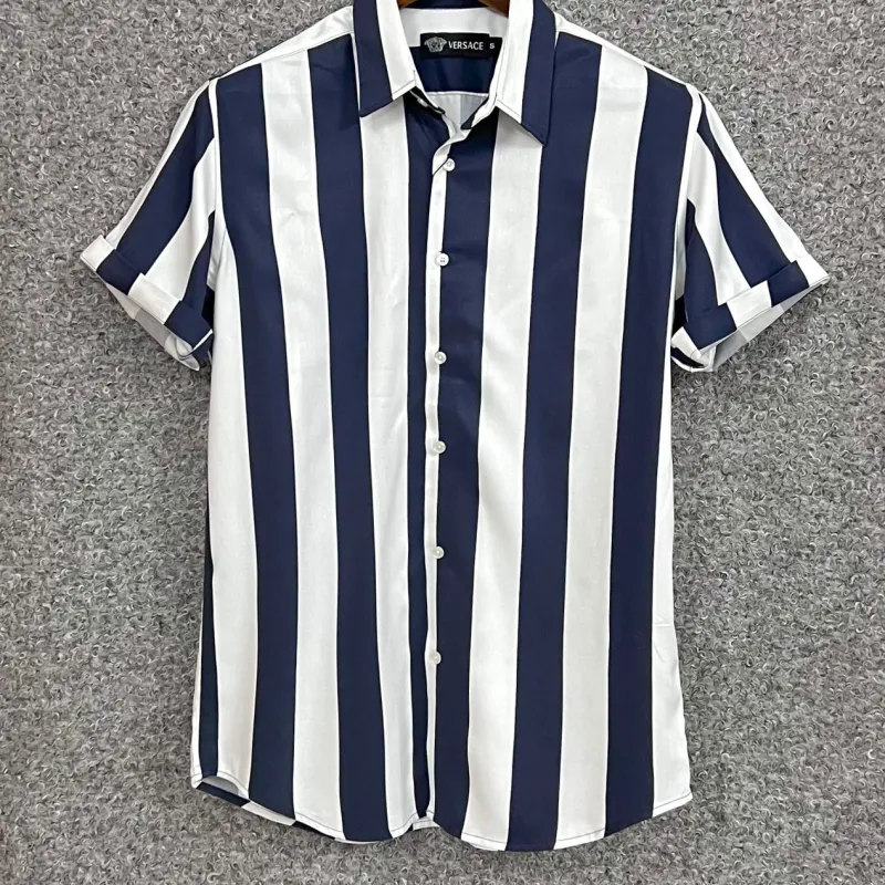 Versace Men's Premium Short Sleeve Shirt Wholesale – Everywear Bangladesh Ltd