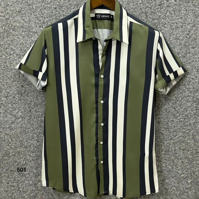 Versace Men's Premium Short Sleeve Shirt Wholesale – Everywear Bangladesh Ltd