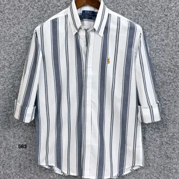 Ralph Lauren Men's Premium Stripe Shirt Wholesale – Everywear Bangladesh Ltd