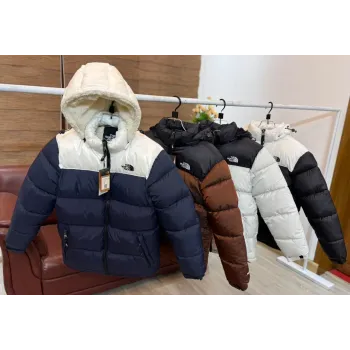 Men’s North Face Style Contrast Puffer Jacket Wholesale Bangladesh