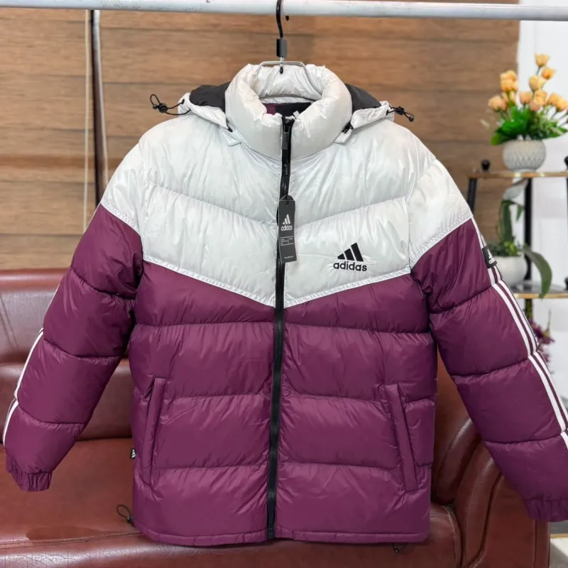 Men’s Adidas Style Contrast Puffer Jacket Wholesale Bangladesh