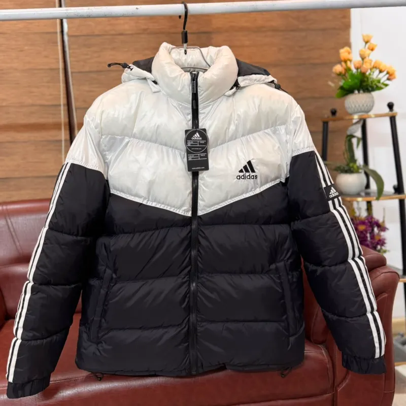 Men’s Adidas Style Contrast Puffer Jacket Wholesale Bangladesh