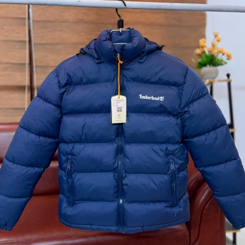 Men’s Timberland Style Hooded Puffer Jacket Wholesale Bangladesh