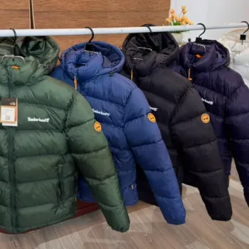 Men’s Timberland Style Hooded Puffer Jacket Wholesale Bangladesh