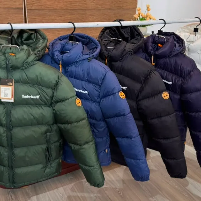 Men’s Timberland Style Hooded Puffer Jacket Wholesale Bangladesh