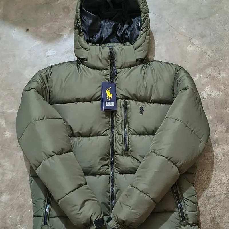 Men’s Ralph Lauren Style Hooded Puffer Jacket Wholesale Bangladesh