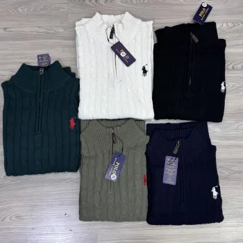 Ralph Lauren Cable Knit Half-Zipper Sweater Wholesale Bangladesh