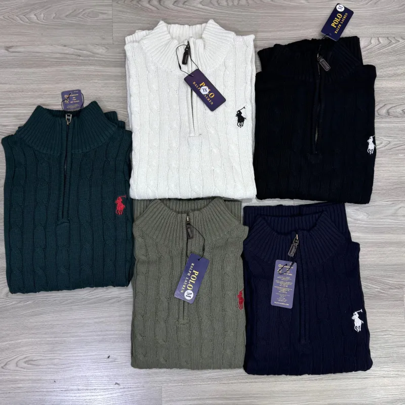 Ralph Lauren Cable Knit Half-Zipper Sweater Wholesale Bangladesh