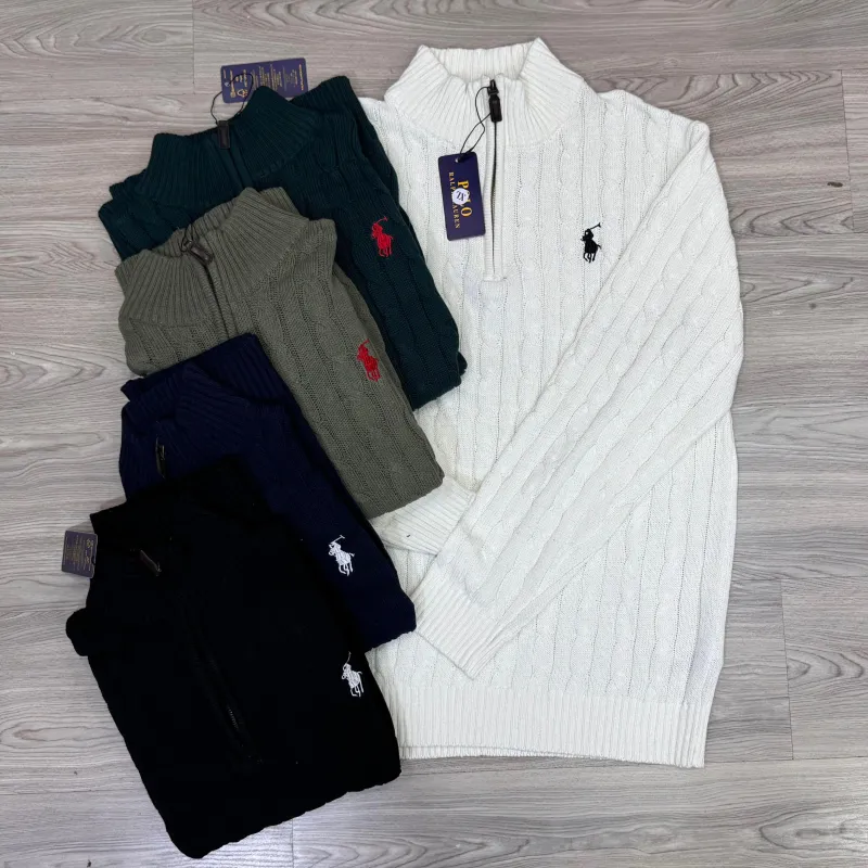 Ralph Lauren Cable Knit Half-Zipper Sweater Wholesale Bangladesh