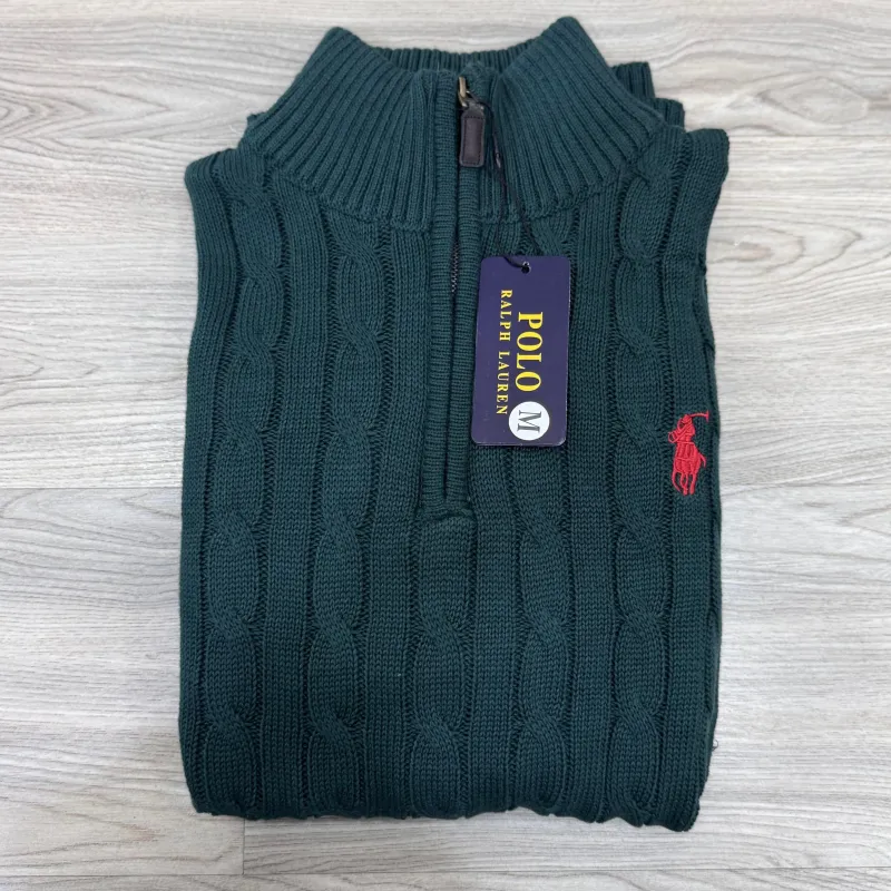 Ralph Lauren Cable Knit Half-Zipper Sweater Wholesale Bangladesh