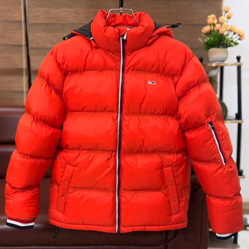 Men’s Tommy Hilfiger Style Hooded Puffer Jacket Wholesale Bangladesh Men’s Tommy Hilfiger Style Hooded Puffer Jacket Wholesale Bangladesh