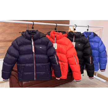 Men’s Tommy Hilfiger Style Hooded Puffer Jacket Wholesale Bangladesh