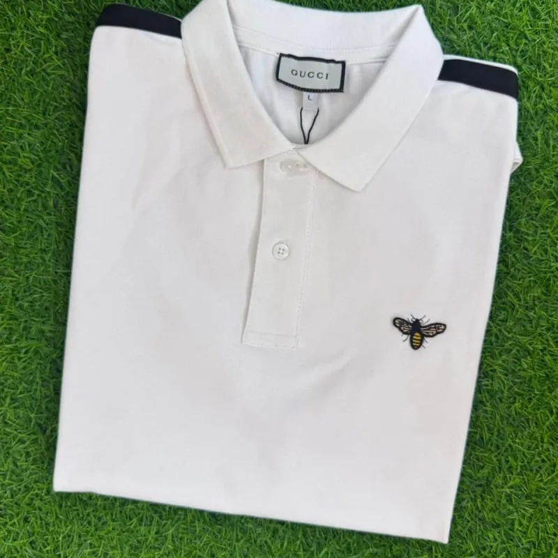 Gucci Men’s High Quality Pique Polo Shirt (Shoulder Panel) Wholesale Bangladesh
